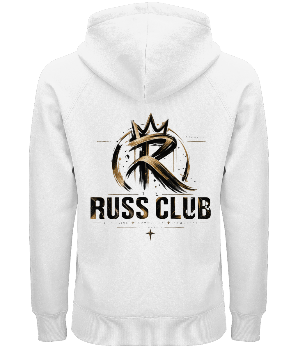 Gold Abstract RC Heavy Hoodie | The Russ Club - Russ Club