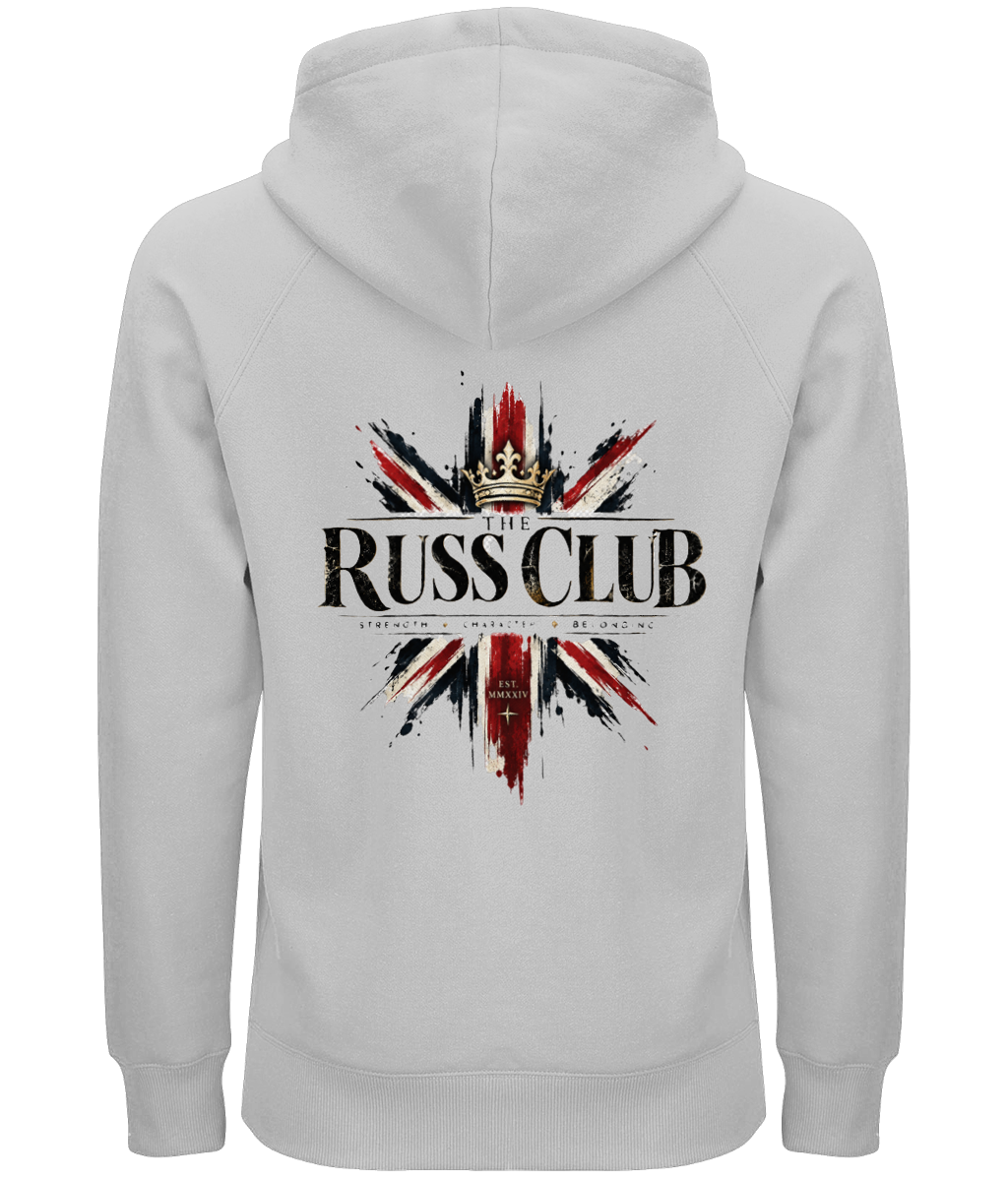 Union Jack Crown Heavy Hoodie | The Russ Club - Russ Club