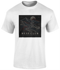 Proper Character topographic landscape heavyweight T-shirt in White – front artwork