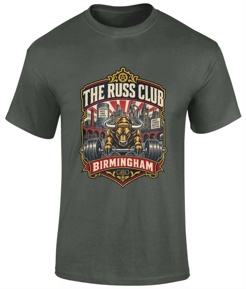 Birmingham Bull Strength T-Shirt | The Russ Club - Russ Club