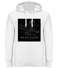 Proper Character topographic landscape heavy hoodie in White – front artwork
