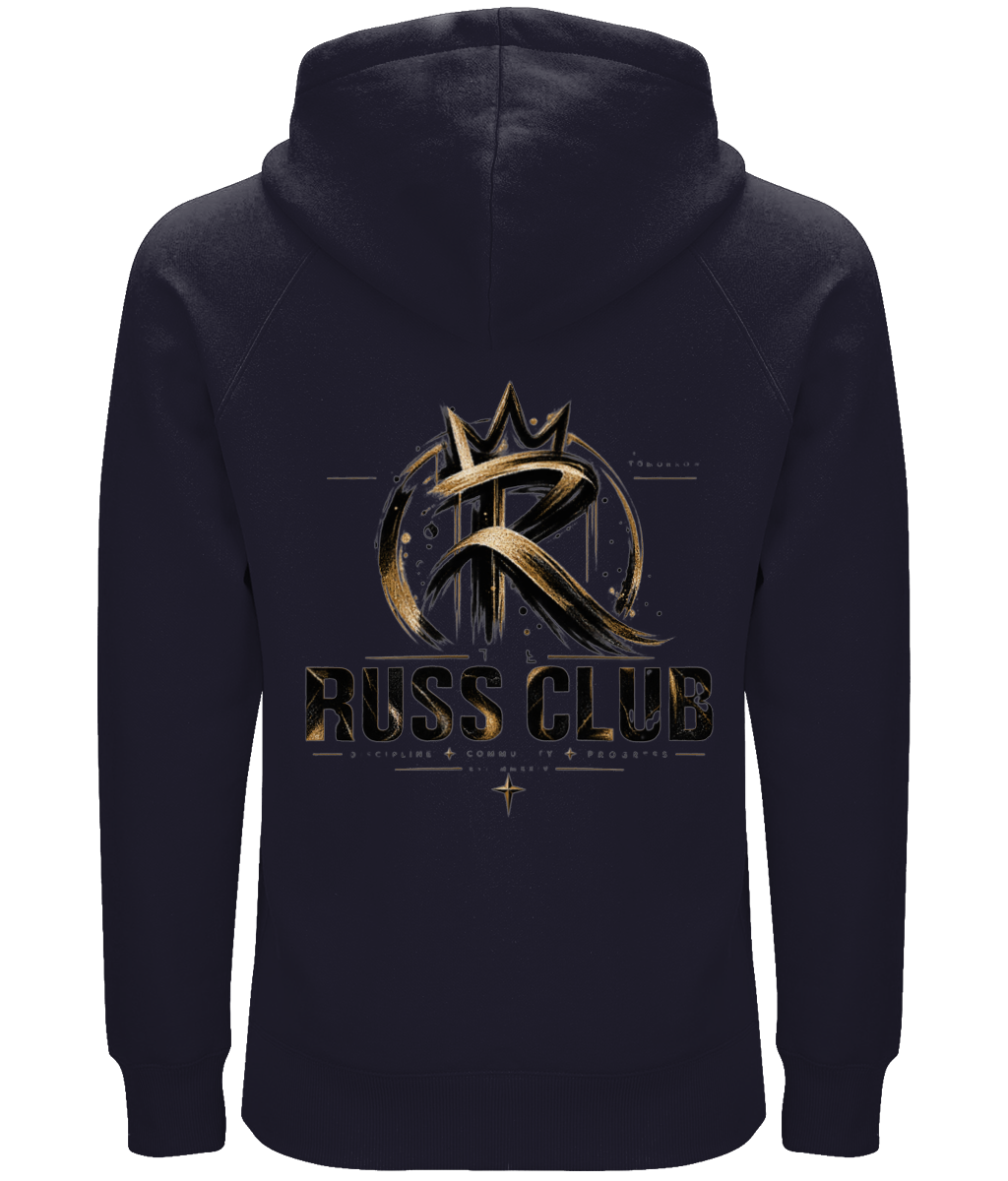 Gold Abstract RC Heavy Hoodie | The Russ Club - Russ Club
