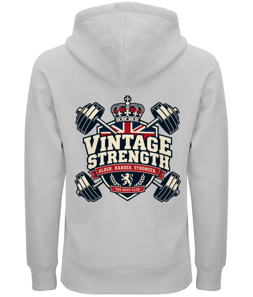 Vintage Strength Heavy Hoodie | The Russ Club - Russ Club