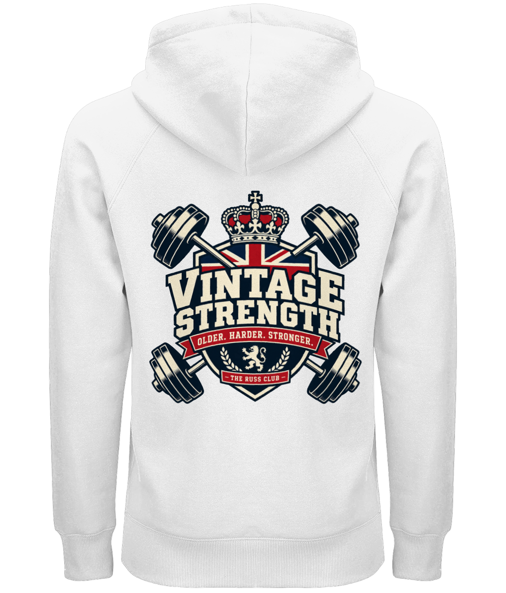Vintage Strength Heavy Hoodie | The Russ Club - Russ Club