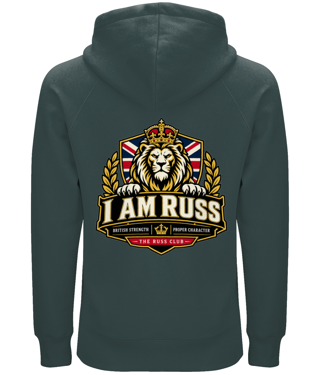 I Am Russ British Strength Heavy Hoodie | The Russ Club - Russ Club