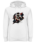 Cosmic RC monogram heavy hoodie in White – front artwork
