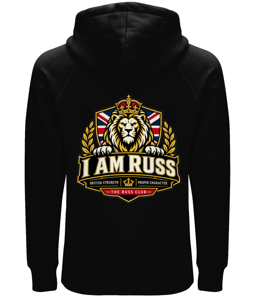 I Am Russ British Strength Heavy Hoodie | The Russ Club - Russ Club