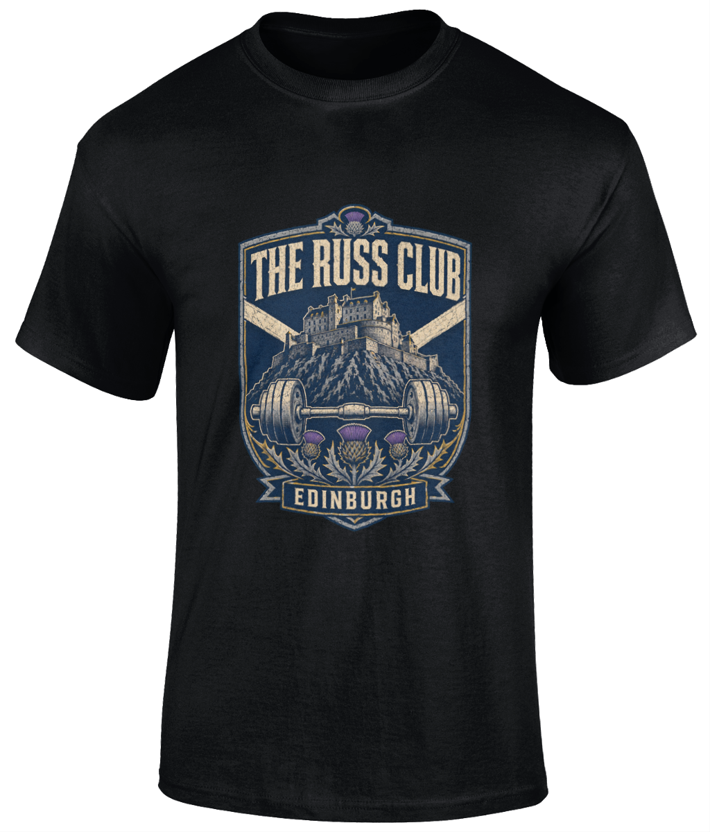 Edinburgh Castle Strength T-Shirt | The Russ Club - Russ Club