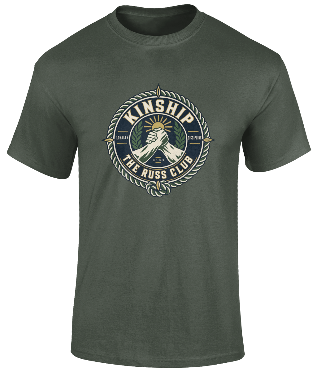 Kinship Handshake T-Shirt | The Russ Club - Russ Club