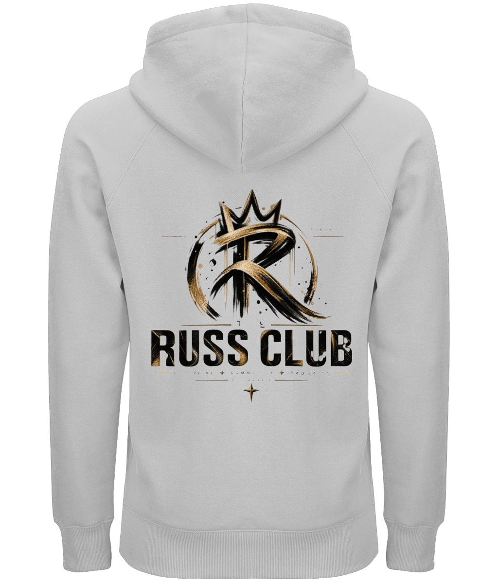 Gold Abstract RC Heavy Hoodie | The Russ Club - Russ Club