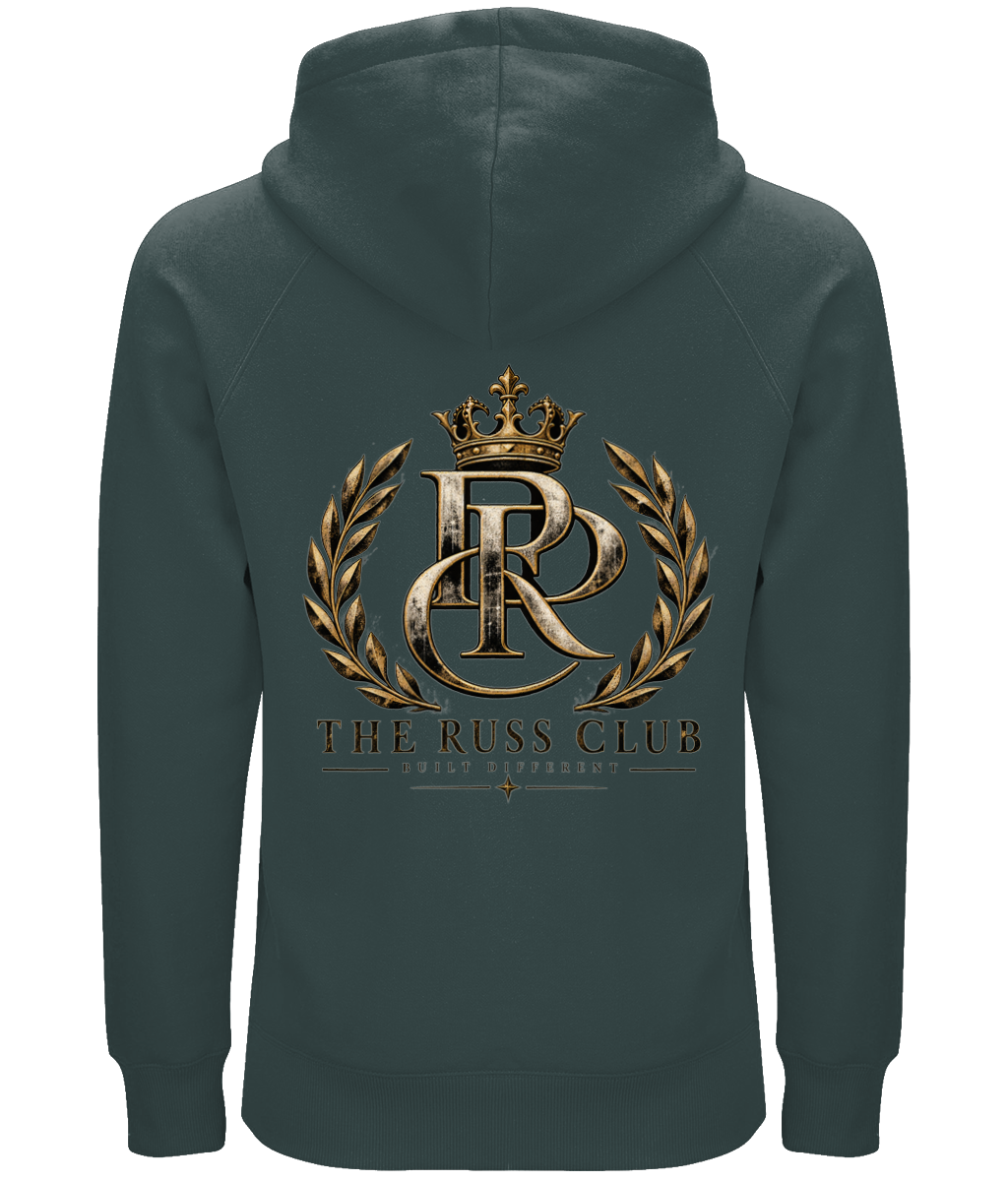 Gold RC Monogram Heavy Hoodie | The Russ Club - Russ Club