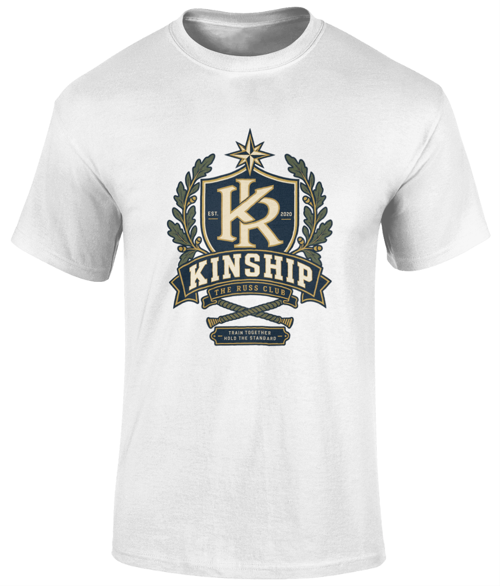 Kinship Laurel Crest T-Shirt | The Russ Club - Russ Club