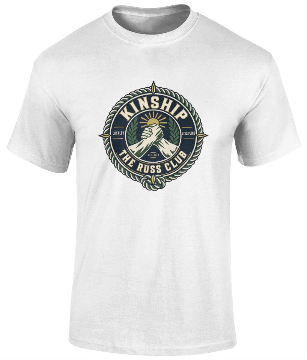 Kinship Handshake T-Shirt | The Russ Club - Russ Club