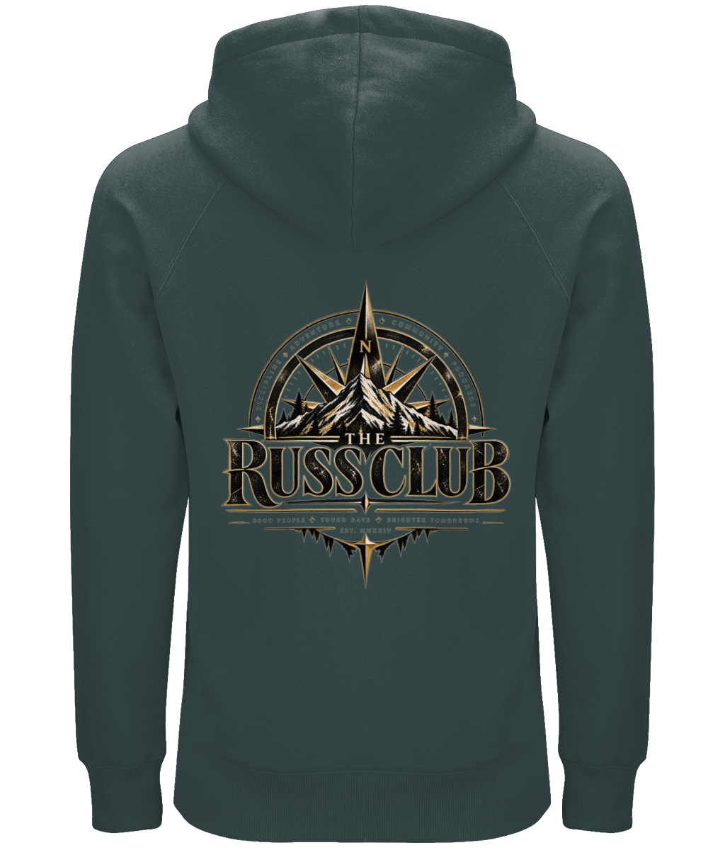 Gold Compass Adventure Heavy Hoodie | The Russ Club - Russ Club
