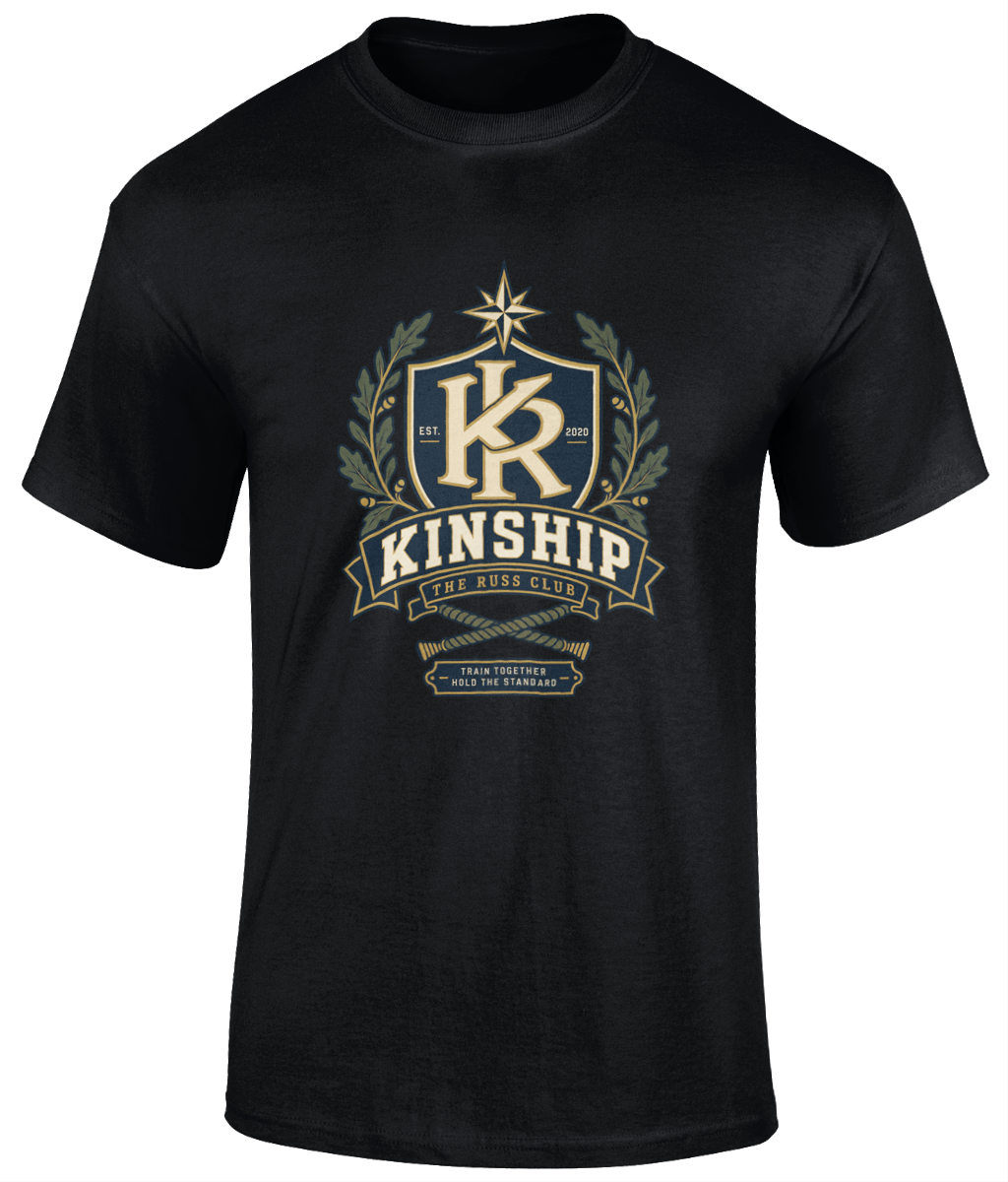 Kinship Laurel Crest T-Shirt | The Russ Club - Russ Club