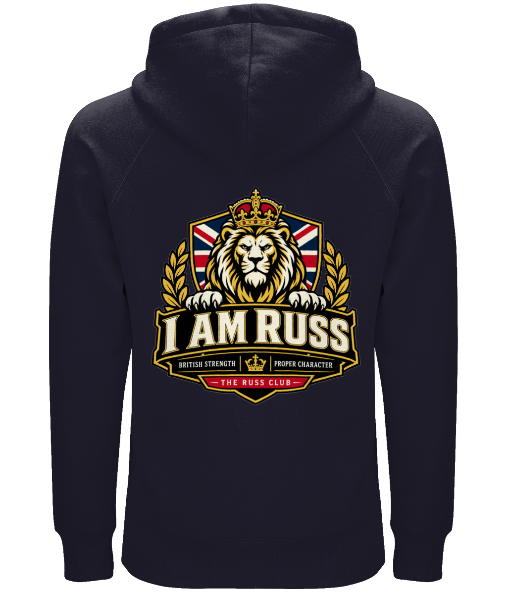 I Am Russ British Strength Heavy Hoodie | The Russ Club - Russ Club