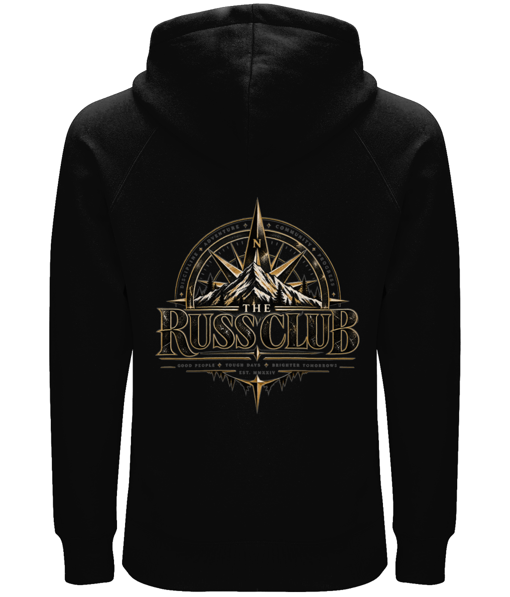 Gold Compass Adventure Heavy Hoodie | The Russ Club - Russ Club