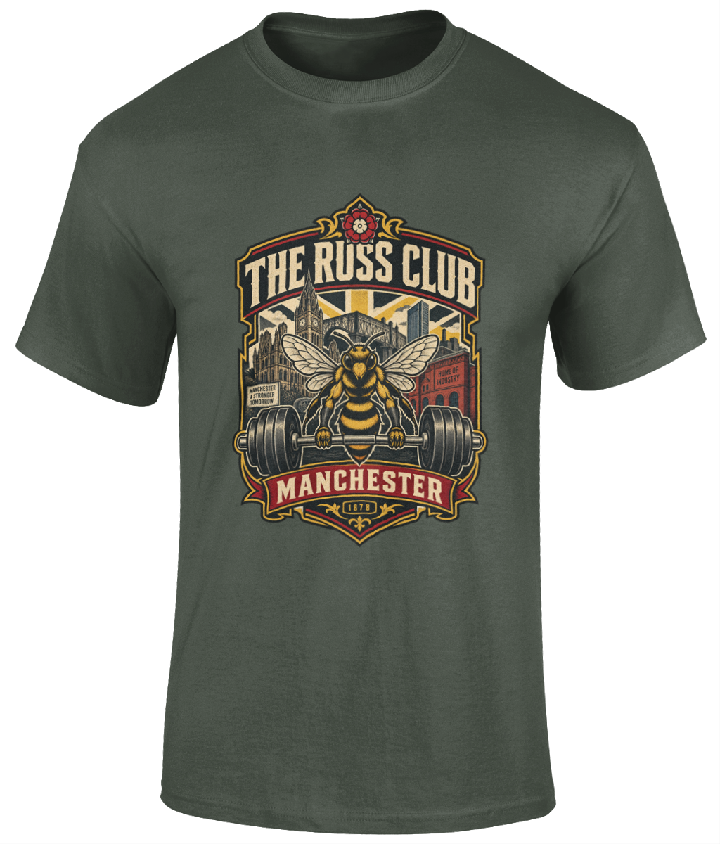 Manchester Worker Bee Strength T-Shirt | The Russ Club - Russ Club
