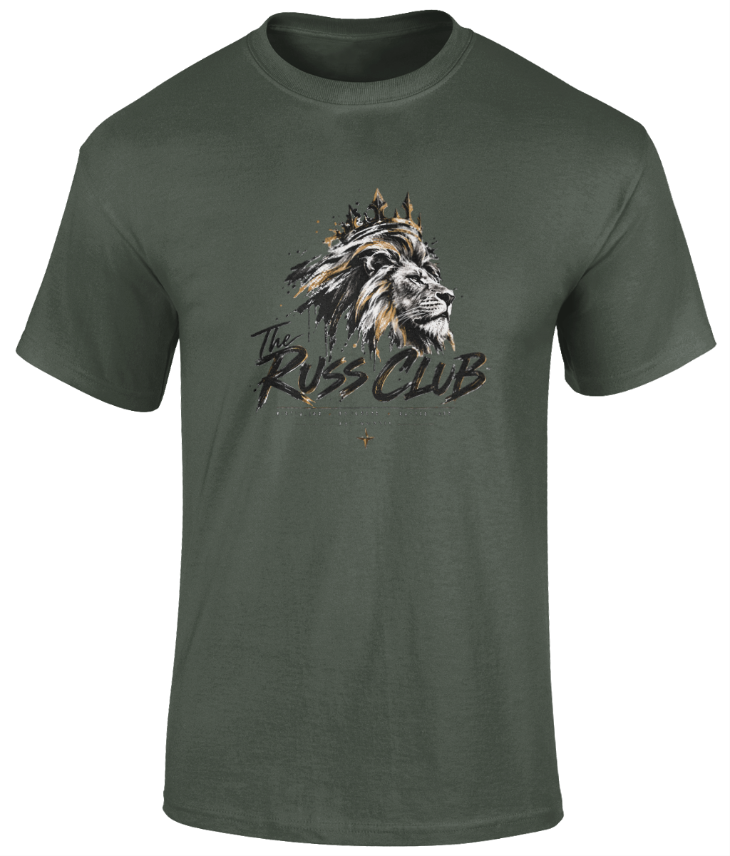 Crowned Lion Graphic T-Shirt | The Russ Club - Russ Club