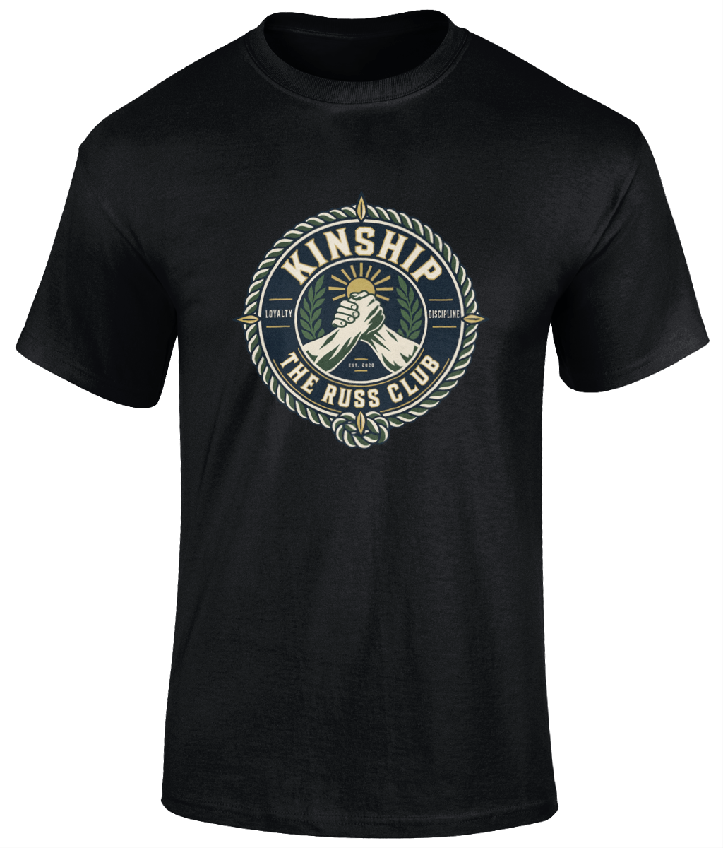 Kinship Handshake T-Shirt | The Russ Club - Russ Club