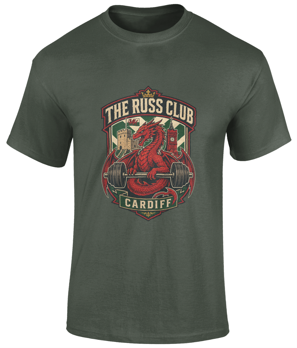 Cardiff Dragon Strength T-Shirt | The Russ Club - Russ Club
