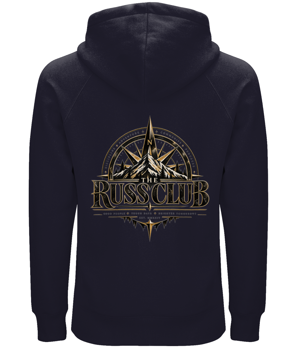 Gold Compass Adventure Heavy Hoodie | The Russ Club - Russ Club