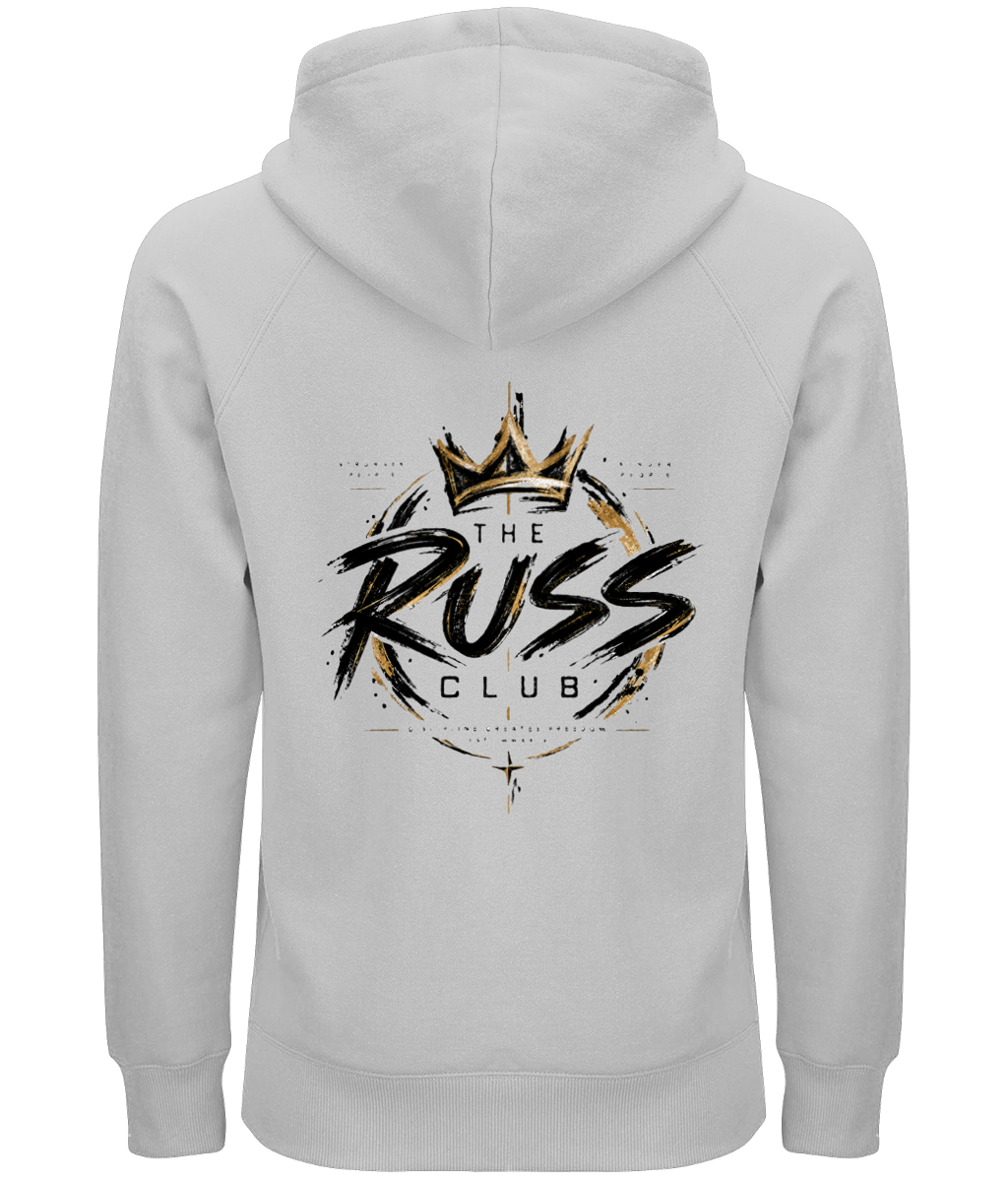 Gold Graffiti Wordmark Heavy Hoodie | The Russ Club - Russ Club