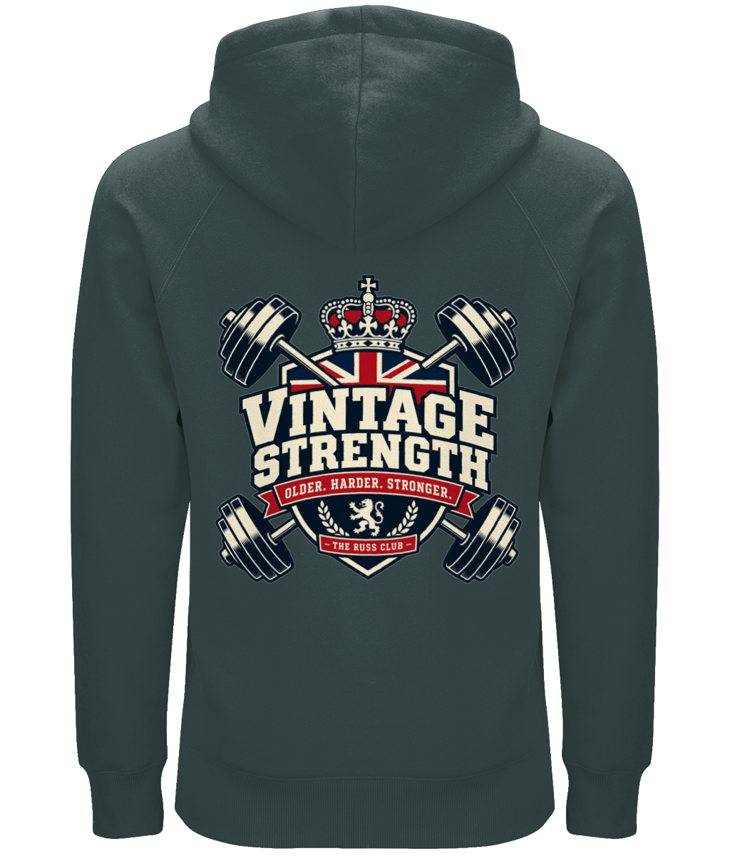 Vintage Strength Heavy Hoodie | The Russ Club - Russ Club