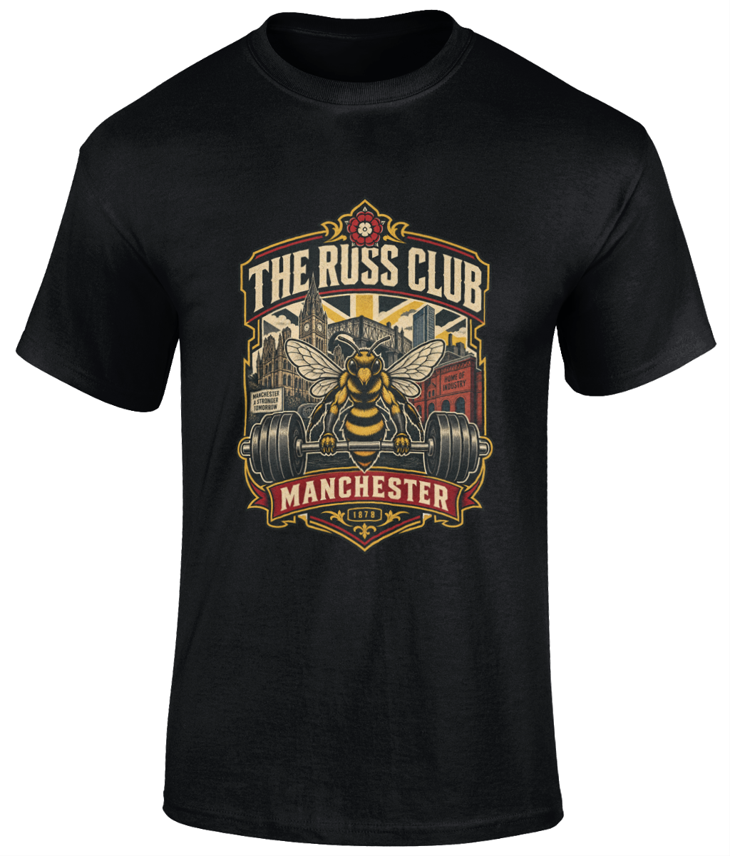 Manchester Worker Bee Strength T-Shirt | The Russ Club - Russ Club