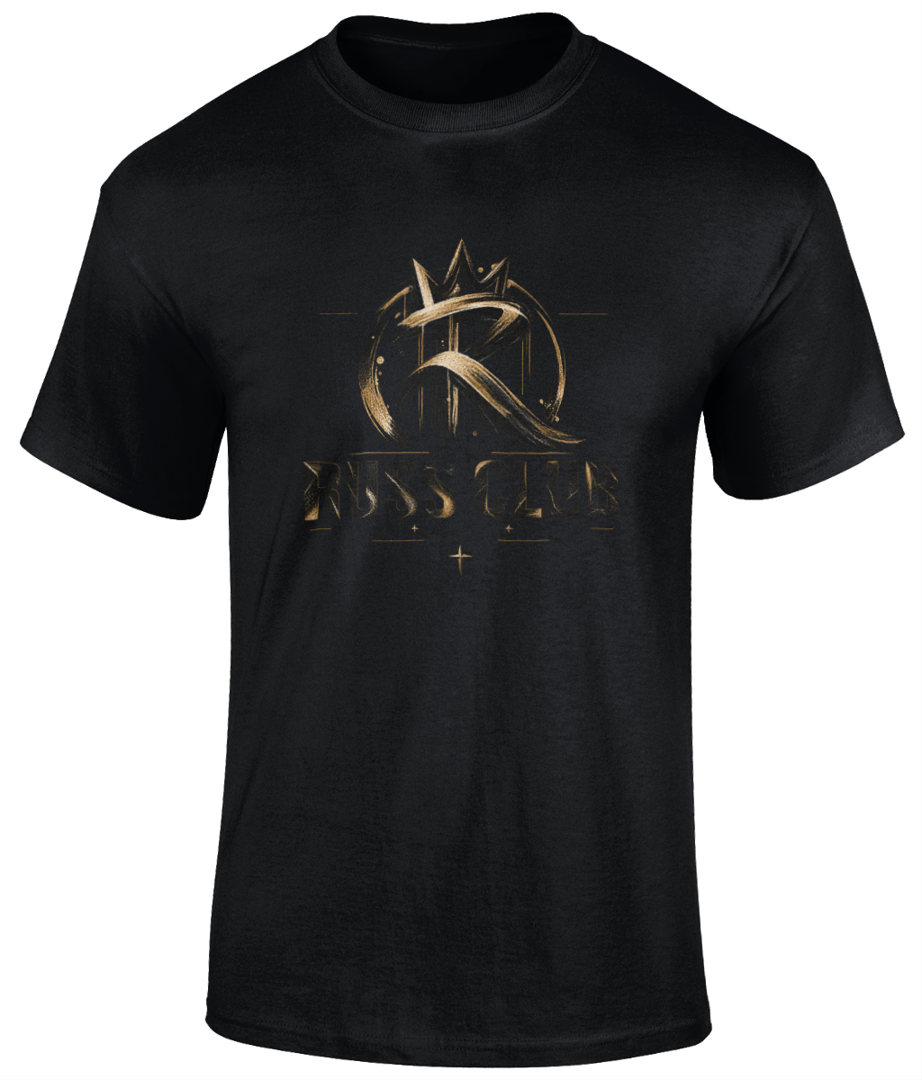 Gold Abstract RC T-Shirt | The Russ Club - Russ Club