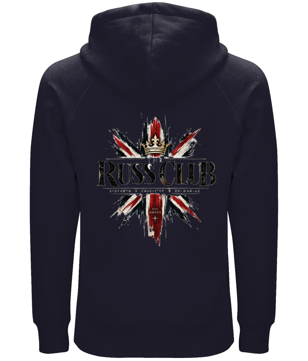 Union Jack Crown Heavy Hoodie | The Russ Club - Russ Club