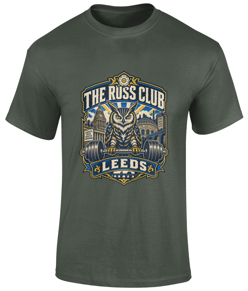Leeds Owl Strength T-Shirt | The Russ Club - Russ Club