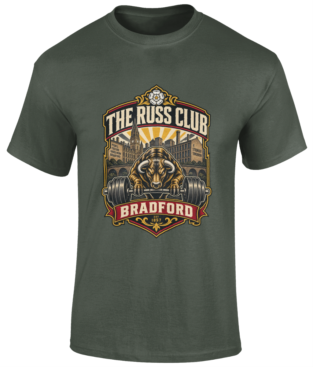 Bradford Bull Strength T-Shirt | The Russ Club - Russ Club