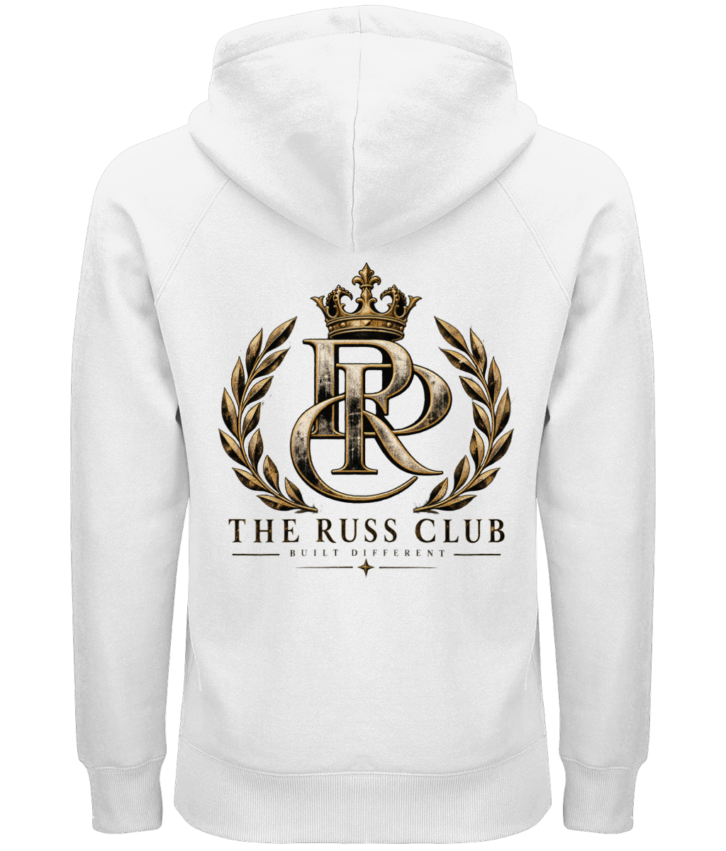 Gold RC Monogram Heavy Hoodie | The Russ Club - Russ Club