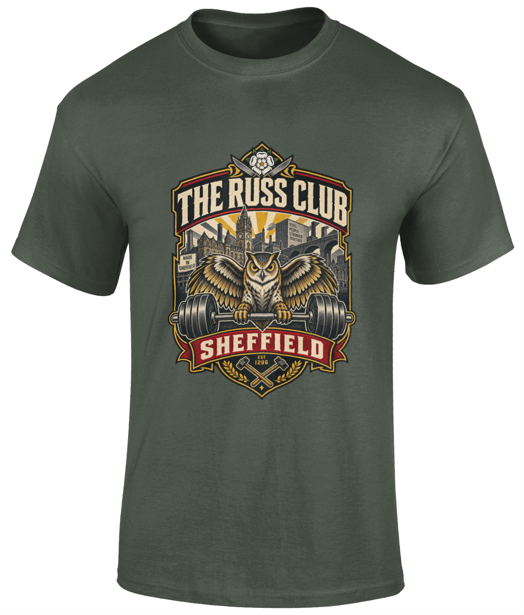 Sheffield Steel Strength T-Shirt | The Russ Club - Russ Club