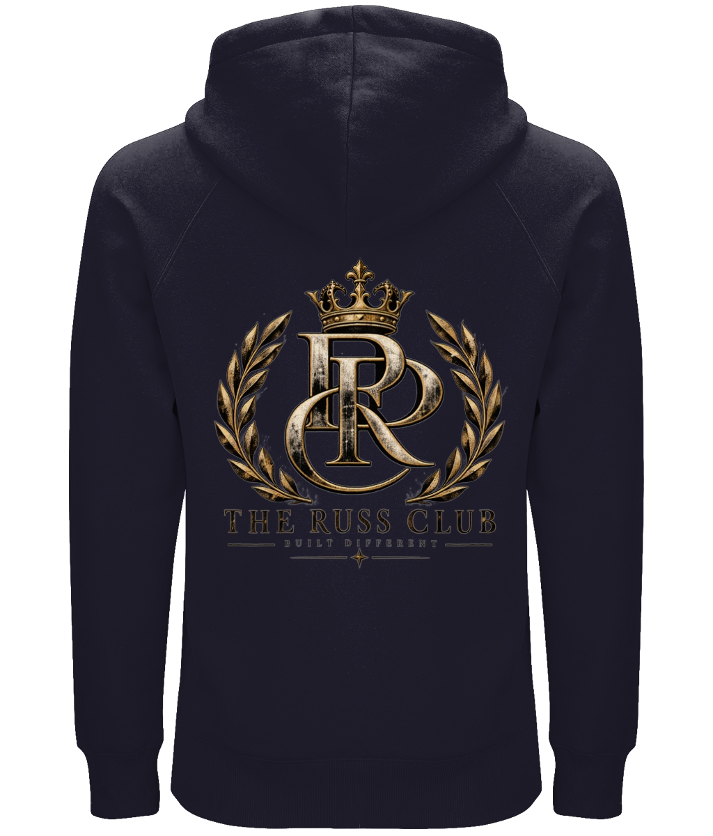 Gold RC Monogram Heavy Hoodie | The Russ Club - Russ Club