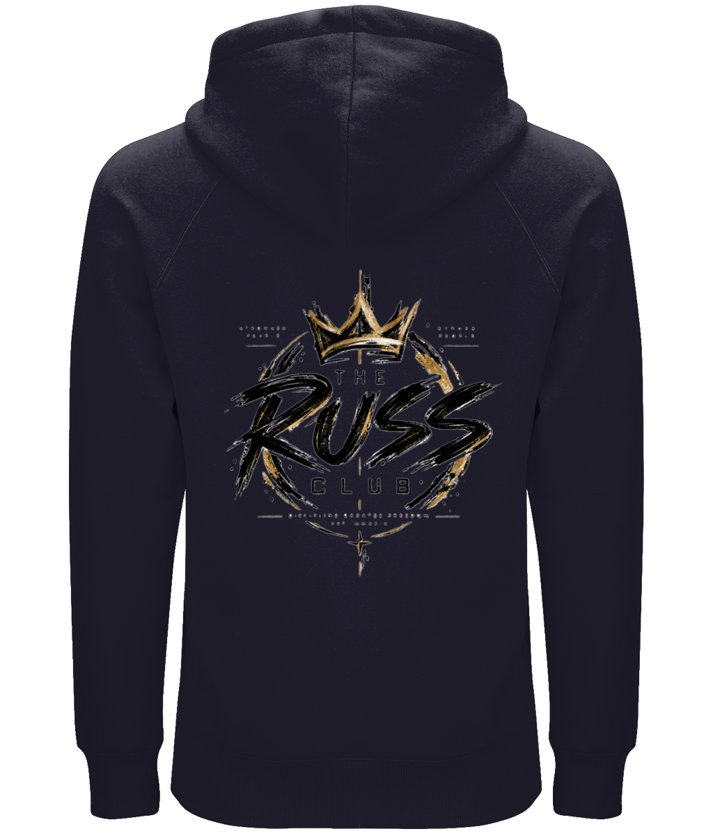 Gold Graffiti Wordmark Heavy Hoodie | The Russ Club - Russ Club