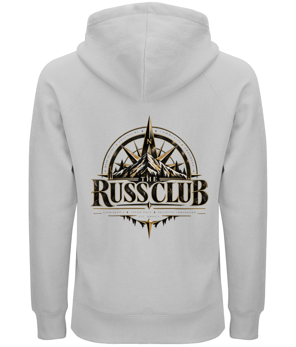 Gold Compass Adventure Heavy Hoodie | The Russ Club - Russ Club