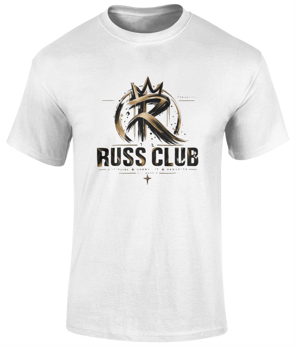 Gold Abstract RC T-Shirt | The Russ Club - Russ Club