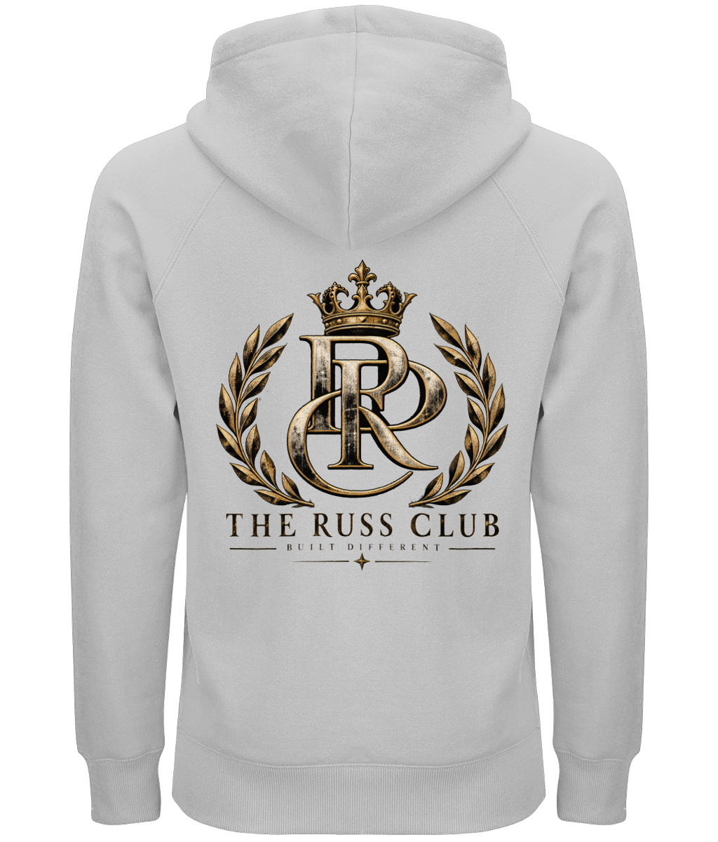 Gold RC Monogram Heavy Hoodie | The Russ Club - Russ Club