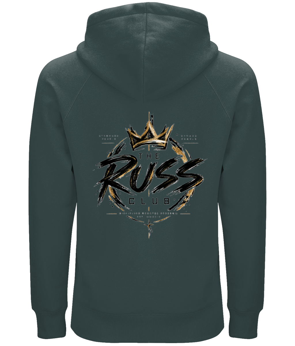 Gold Graffiti Wordmark Heavy Hoodie | The Russ Club - Russ Club