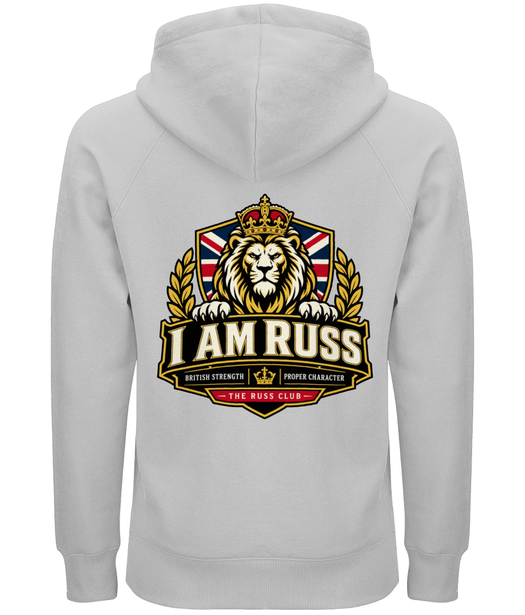 I Am Russ British Strength Heavy Hoodie | The Russ Club - Russ Club