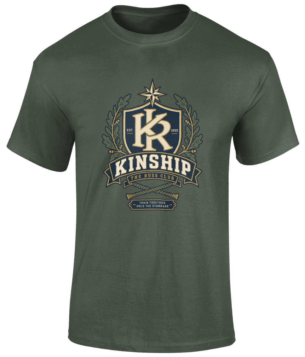 Kinship Laurel Crest T-Shirt | The Russ Club - Russ Club