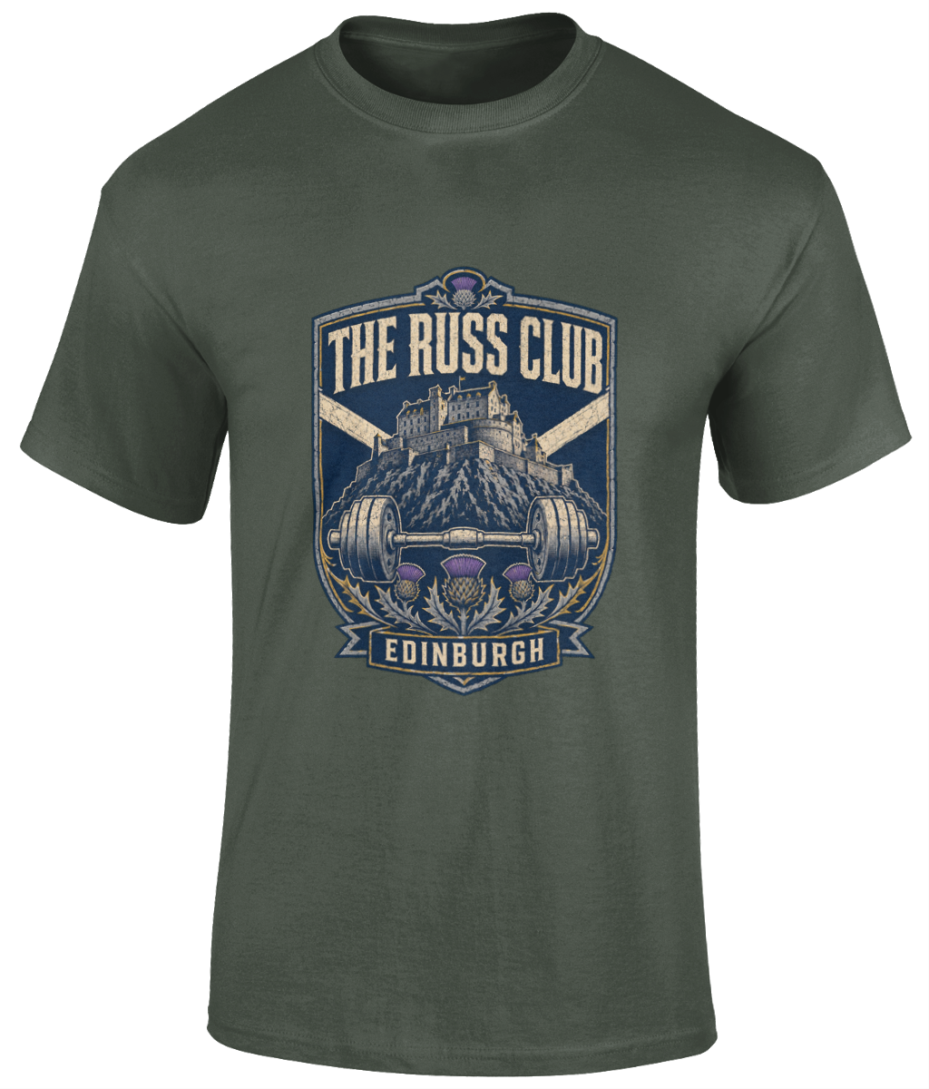 Edinburgh Castle Strength T-Shirt | The Russ Club - Russ Club